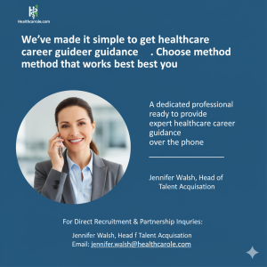 A dedicated professional ready to provide expert healthcare career guidance over the phone.